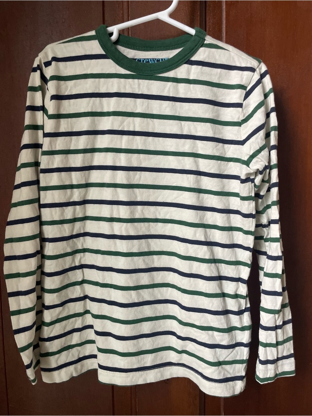 Crewcuts boys small 6-7 long sleeve striped shirt